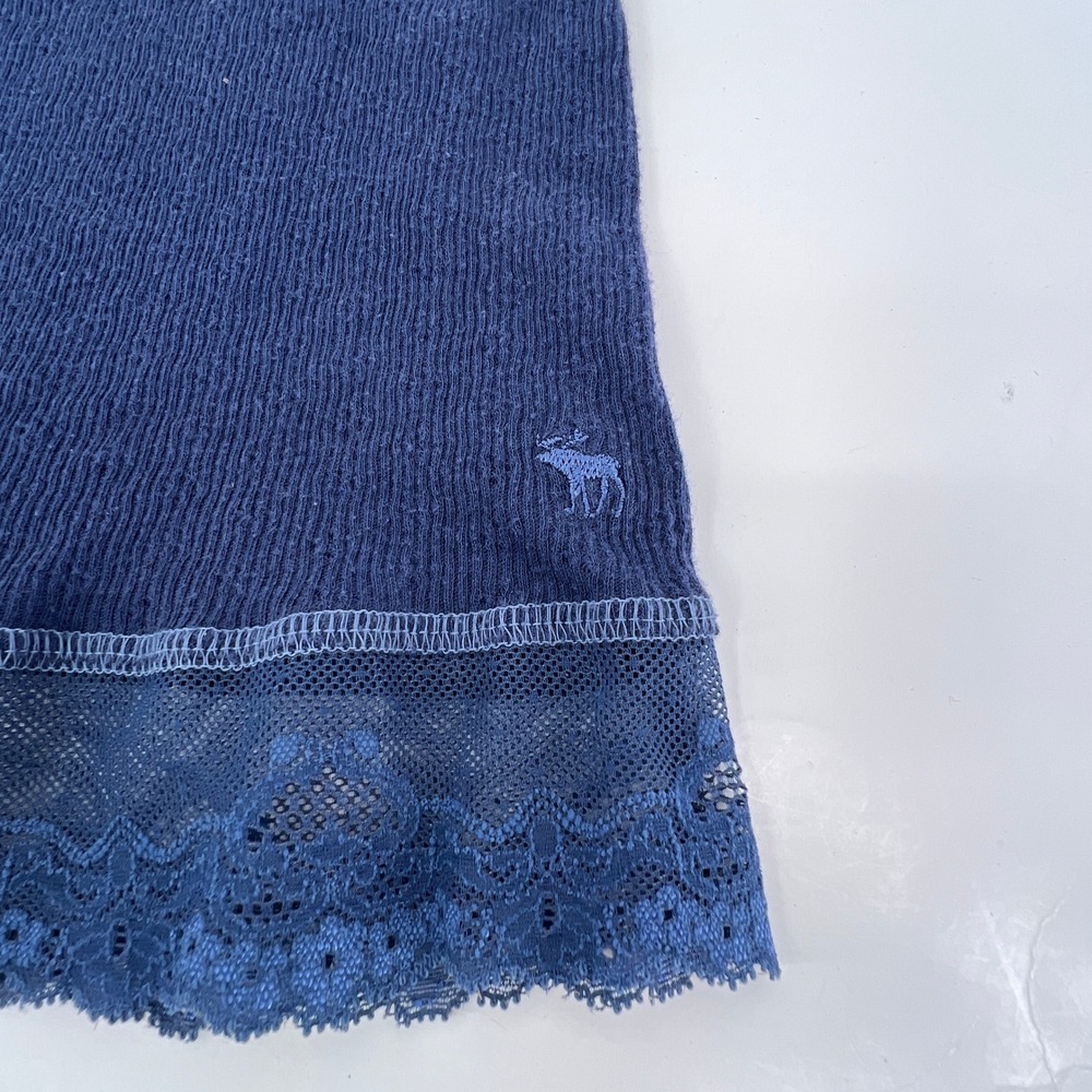 Y2K Abercrombie & Fitch babydoll lace trim camisole tank top Elena Gilbert Large - Picture 2 of 9